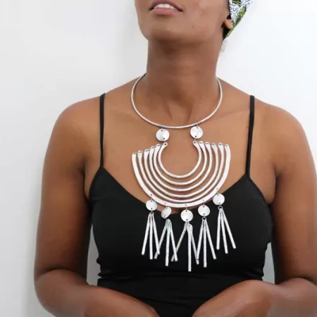 FABO African aluminum necklace